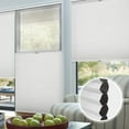 thumbnail image 5 of Keego Day and Night Cordless Cellular Shade Adjustable Dual Use Honeycomb Window Blinds Light Filtering Sheer and Blackout Whtie 41.0"w x 68"h, 5 of 7