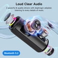 thumbnail image 2 of Altavoz Bluetooth portátil ZEALOT resistente al agua IPX6 40 W negro, 2 of 6