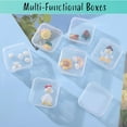 thumbnail image 2 of Pure Future 32 Pieces Small Plastic Bead Storage Containers and Organizer，Transparent Boxes with Hinged Lid, Clear Craft Supply Box for DIY Art Craft Accessor, Diamonds，Jewelry, 2 of 8