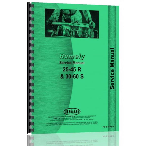 Rumely 30-60-S Oil Pull Tractor Service Manual