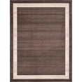 thumbnail image 1 of Unique Loom Tapis de Zone de Conception Tonale Del Mar 9' x 12' Rectangle Marron/ivoire, 1 of 2