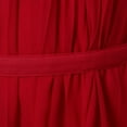thumbnail image 5 of Little Girls Burgundy Belt Pleated Special Occasion Dress 5/6, 5 of 7