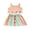 Pink, variant on Toddler Baby Girl Skirt Set Summer Outfit Cute Ruffle Crop Top Camisole Tanks A Line Floral Skirts Clothes with Belt