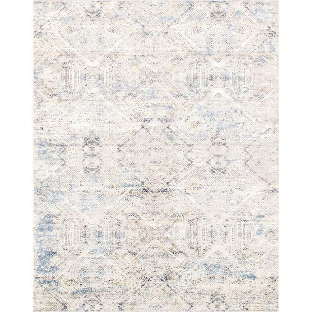 Pasargad Home PD-189B Tapis 2 x 3 Pi. Design Efes Tissé à la Machine, Gris Clair
