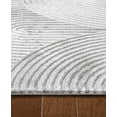 thumbnail image 4 of TOWN & COUNTRY LUXE Maya Soft Arches Neutral Indoor Area Rug with High-Low Texture, Grey, 9'2"x12'5", 4 of 12