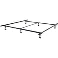 thumbnail image 4 of Atlin Design Queen Size to King Size Bed in Metal in Black - Easy Assembly, 4 of 5