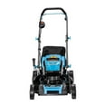 thumbnail image 4 of Pulsar 20” 56V Battery Powered Push Lawn Mower, Cordless, with Rear Bag, Lithium-Ion, Blue, 4 of 4