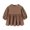 Brown, variant on Ytdscs Toddler Girls Long Sleeve Dress Kids Cotton Linen A-Line Casual Dresses Baby Solid Color Loose Swing Princess Dress for Spring Fall Size 1-6 Years