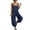 Navy, variant on Miluxas Women's Sleeveless Jumpsuits Loose Wide Leg Harem Overalls with Pockets Lightweight Casual Rompers for Summer Beach Vacation Navy
