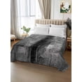 thumbnail image 2 of Gray Flat Sheets Only Queen Size, Soft Breathable Bed Top Sheets for Mattress, Retro Oil Painting Modern Abstract Art Aesthetics Luxury Bedding Flat Sheets for Home Hotel Bedroom Bed Protection, 2 of 9