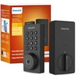 thumbnail image 5 of Philips Smart Wi-Fi Door Lock with Push Button Lighted Keypad Pin Code, Fingerprint Scanner, Traditional KEY and APP Access, 5 of 6