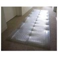 Transparent Clear Vinyl Plastic Premium Deluxe PVC Ribbed Pattern Floor