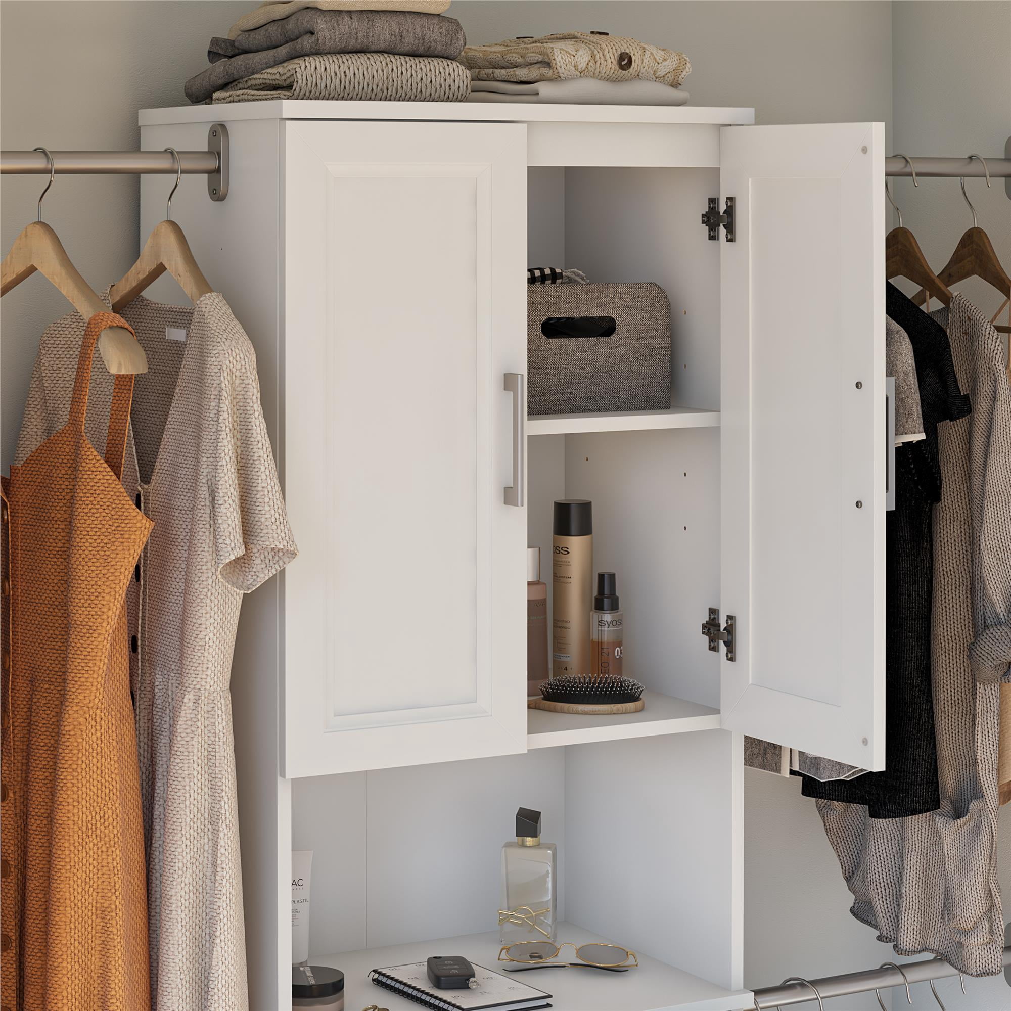Nevaeh Ridge 3 Drawer Closet Storage, White