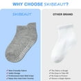 thumbnail image 6 of Non Slip Toddler Socks 12 Pairs Ankle Socks with Grips for 0-7 Years Toddlers Baby Infant Kids Girls Boys, 6 of 7