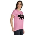 thumbnail image 2 of Inkmeso Scoop-Neck Mama Bear Graphic Tshirt Short Sleeve Women Cotton Tee Casual, 2 of 8