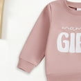 thumbnail image 7 of mgoYE 2Pcs Baby Girl Outfits Daisy Sweatshirt + Pants Infant Fall Winter Clothes(Pink,12-18 Months), 7 of 7
