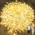 thumbnail image 1 of Cadena de luces KAQ de 88 pies, 240 LED, blanco cálido, 13 modos, 1 of 8