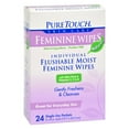 thumbnail image 2 of PureTouch Flushable Feminine Wipes, 24 Ct, 2 of 2