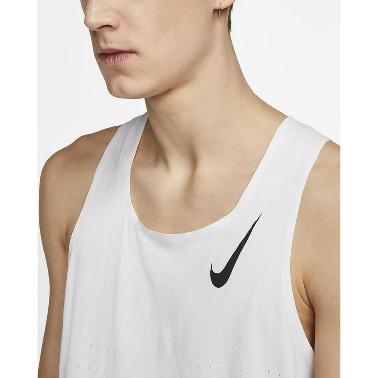 Beurs Gelovige prijs Nike AeroSwift Men's Running Singlet top CJ7835 100 size X-Large New with  tag - Walmart.com