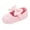 Pink, variant on Huowey Toddler Kids Girls Heart Print Bow Cotton Shoes Soft First Walking Shoes Holiday Footwear, 12-18 Months