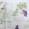 thumbnail image 3 of Mariposas Flores Voile Cortina De Ventana Semi Cortina Barra De Bolsillo Para El Dormitorio De De Tratamiento 1.45x1.5m Soledad Paneles de cortinas Voile Sheer, 3 of 10