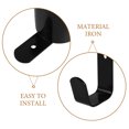 thumbnail image 3 of WEUVEB 4Ud Soporte De Montura Para Establo De Metal Negro Con Acabado Protector Antirrayaduras, 3 of 8