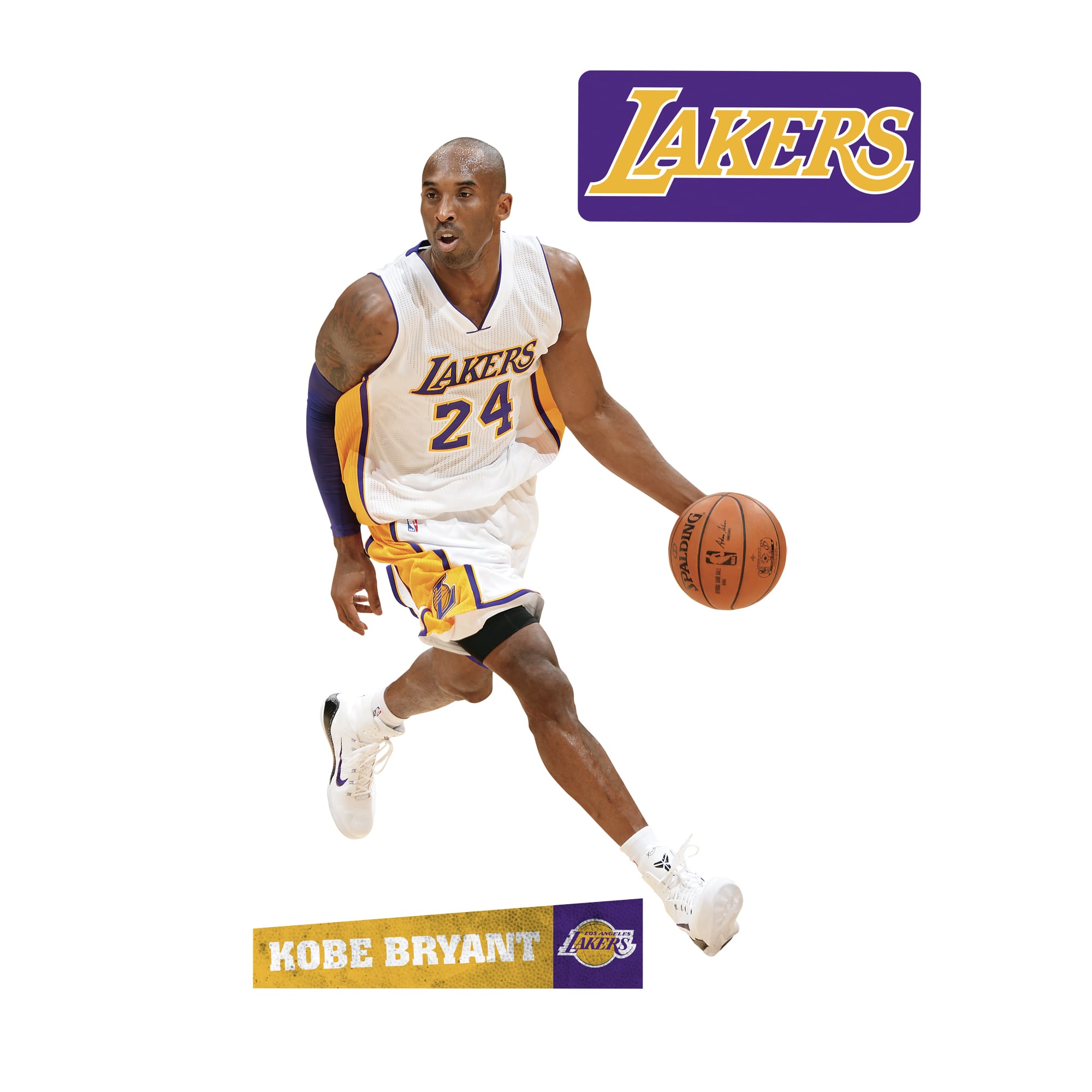 Lakers Kobe Bryant Sticker 8 Basketball Decals NBA Jersey Truck