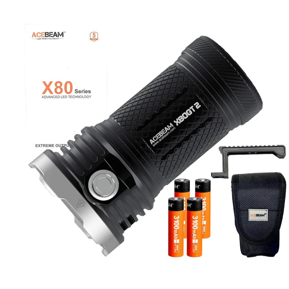 Acebeam X80-GT 2 Flashlight / Searchlight -34,000 Lumens -18