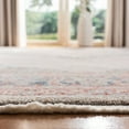thumbnail image 4 of SAFAVIEH Kenitra Flowers Oriental Polyester Runner Rug, Grey/Blue, 2'2" x 8', 4 of 7