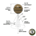 thumbnail image 3 of Deeper Smart Chirp 2.0 Fishfinder, Desert Sand, 3 of 6