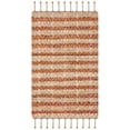 thumbnail image 2 of Safavieh Cape Cod Valery Striped Area Rug, Orange/Natural, 3' x 5', 2 of 11