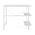 Mainstays Pierce 30 inch Tall Storage Desk, White