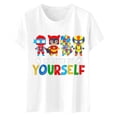 thumbnail image 1 of JAKANYQ T-Shirts pour Femmes Sensibilisation T-shirt Doux pour Femmes, 1 of 6