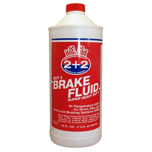 Berkebile Oil 2 + 2 B1401 Dot 3 Brake Fluid 32 Oz.