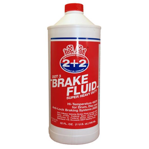 Berkebile Oil 2 + 2 B1401 Dot 3 Brake Fluid 32 Oz.