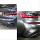 thumbnail image 2 of black Car rear bumper splitter canard spoiler for, 2 of 5