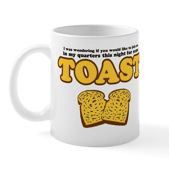CafePress - Nacho Toast Mug - 11 oz Ceramic Mug - Novelty Coffee Tea Cup