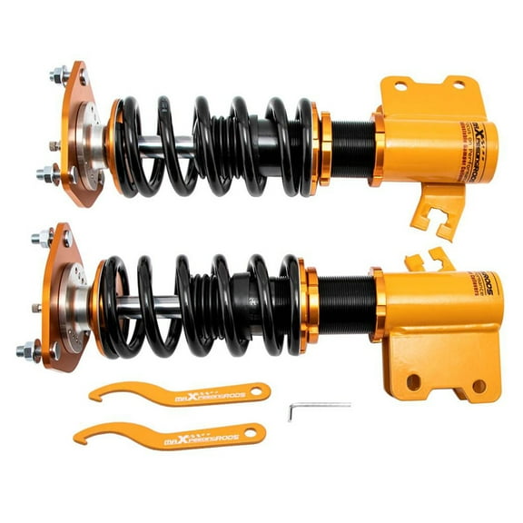 Maxpeedingrods Front Coilovers Suspension Shock Kits for Nissan S13 240SX 1989-1993 Adj. Damper