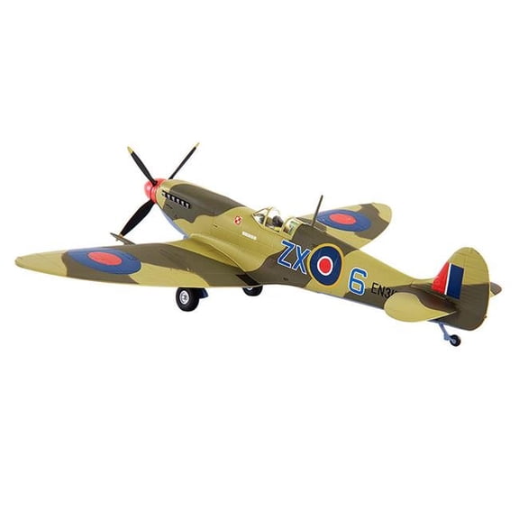 Supermarine Spitfire MK IXC Fighter Aircraft Royal Air Force Ldr. Stanislav Skalsk Polish Combat Team North Africa 1943 1-72 Diecast Model