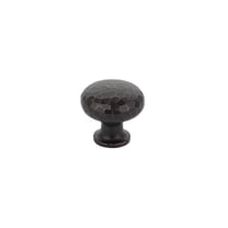 Round Dimpled 1.25 in. Cabinet Knob, Oil Rubbed Bronze