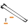 thumbnail image 3 of Unique Bargains Foldable Hairpin Leg Metal Table Furniture Legs with Screws 17.7", 3 of 5