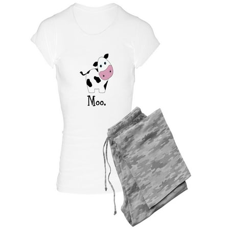 

CafePress - Moo Cow Pajamas - Women s Light Pajamas