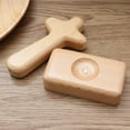 thumbnail image 1 of BESTYASH Crucifijo De Madera Color Khaki Para Con Estilo, 1 of 5