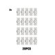 thumbnail image 5 of Injueey Luz LED con cuentas ópticas: práctica, práctica y duradera, usos múltiples, diodo emisor de luz, lámpara de luz LED ancha Electrónica miscelánea 3V 20PCS, 5 of 6