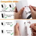 thumbnail image 3 of Cargador de panel solar de 6W/5V con dos cotor DC3.5x1.35 y USB-C, cable de carga de 9.8 pi, IP65, coatible con Ring Spotlight Cam Plus/Pro, Stick Up Cam Battery 2nd/3rd Generation, 3 of 5