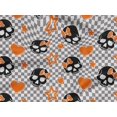 thumbnail image 5 of oneOone Rayon Orange Fabric Skull Sewing Craft Projects Fabric Prints By Yard 56 Inch Wide, 5 of 5