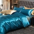 CHNGSNG Luxurious Rayon Satin Bedding Set Exquisite 4pcs Duvet Cover