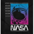 thumbnail image 2 of Vaporwave NASA Worm Logo Astronaut Men's Graphic T Shirt Tees Brisco Brands S, 2 of 4