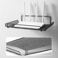 thumbnail image 4 of Estante De Pared Para Enrutador, Estante Para Enrutador De Montaje En Pared Que Ahorra Espacio, Hierro, Duradero, Multifuncional Para Decodificadores De TV, 4 of 7