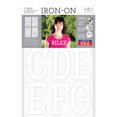 thumbnail image 5 of S.E.I. 3-inch Classic Polyvinyl Heat Transfer Iron-on Letters,  White, 5 of 5